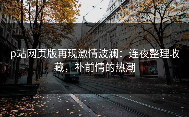 p站网页版再现激情波澜：连夜整理收藏，补前情的热潮-第1张图片-p站镜像热点页 - p站影视站